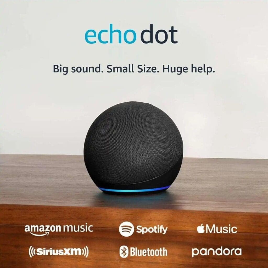 Amazon Echo Dot 5th Generation (Wireless Smart Speaker With Built-in Smart Asssitant)