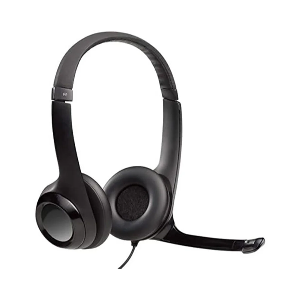 Logitech Headset Wired H390 USB  with Noise-Canceling Mic in-line controls