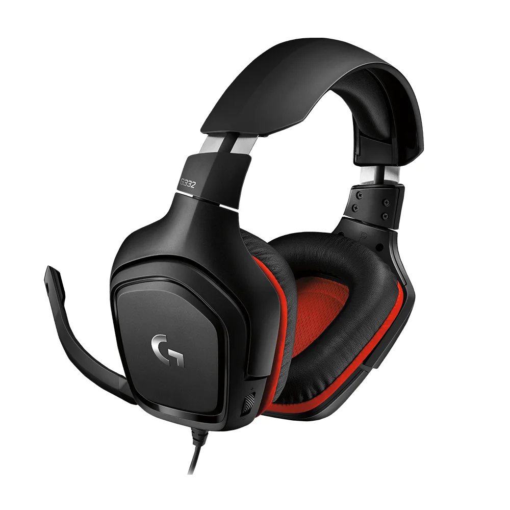 Logitech Gaming Headset Wired G332 Red Black