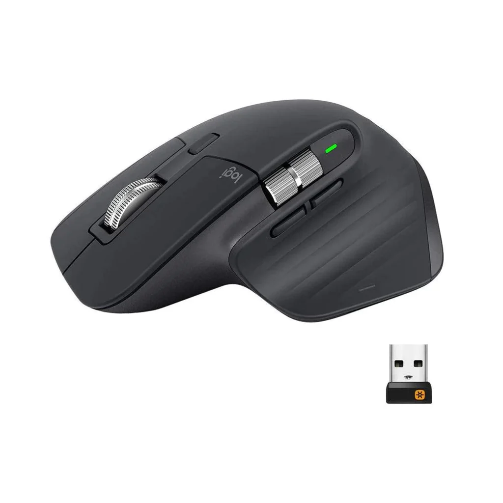 Logitech Wireless Mouse MX Master 3S 7 Buttons Logi Bolt USB Black